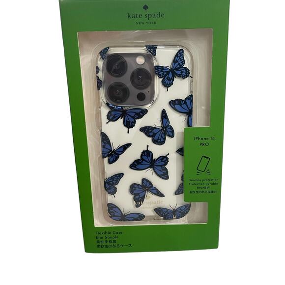 Kate Spade Butterfly Sky iPhone 14 Pro Case 🦋 - Picture 1 of 6